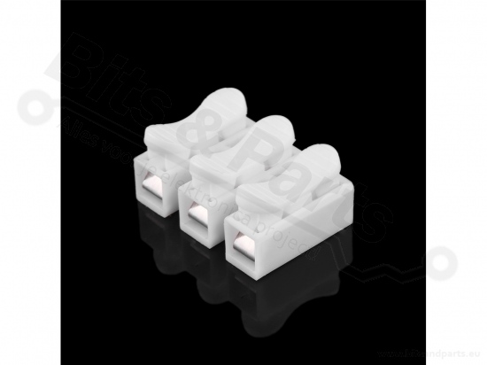Kroonsteentje met quick connector 3-voudig